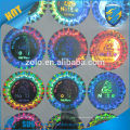 Custom novelty private label supply free cartoon sticker with holographic effect